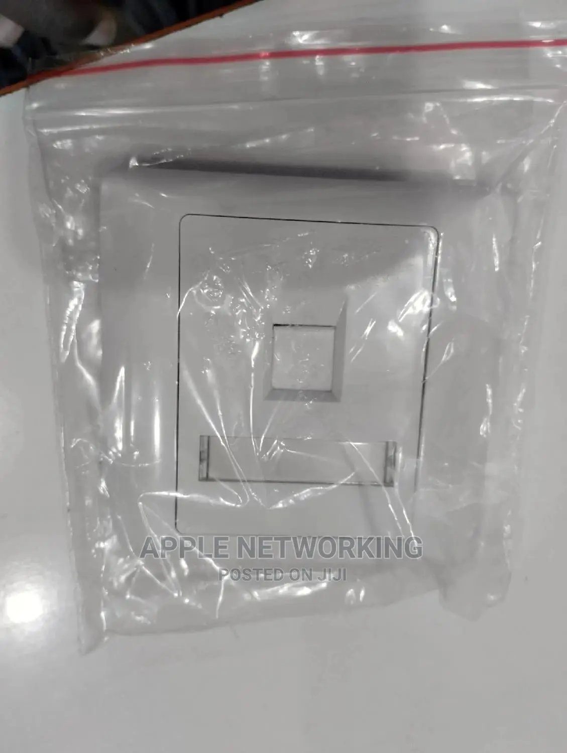 CAT6, RJ45 Single Faceplate (10pcs)