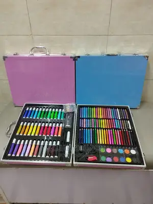 Alluminium Portable 150 PCS Kids Drawing/Painting/Art Set