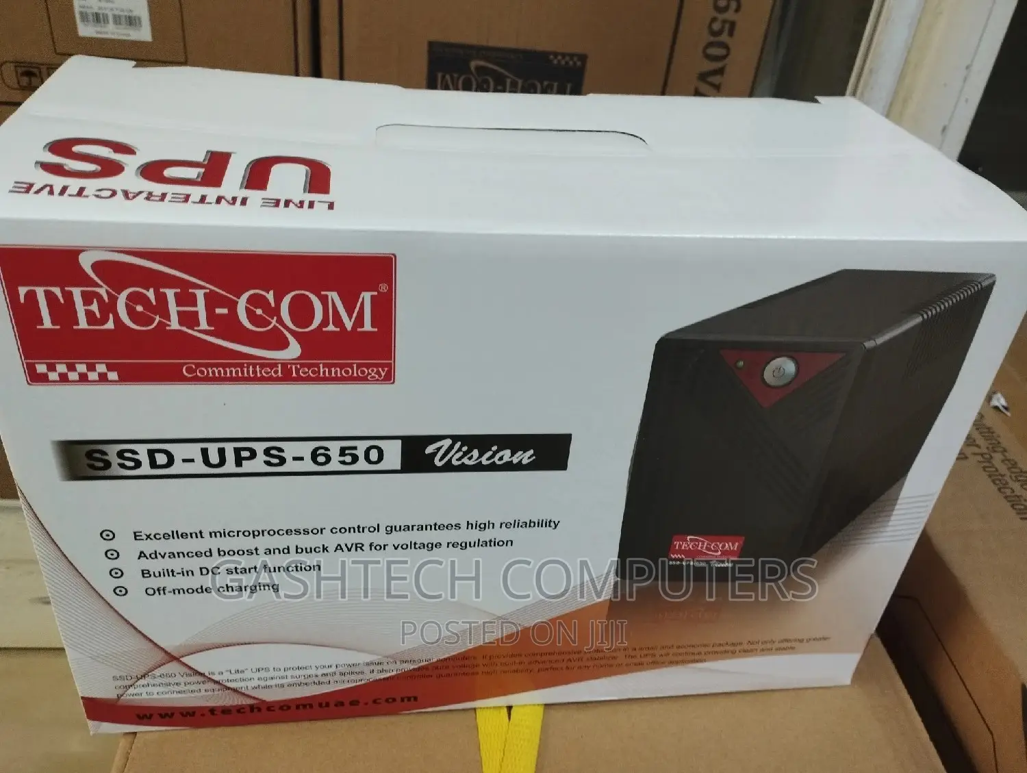 Techcom 650VA Line Interactive UPS