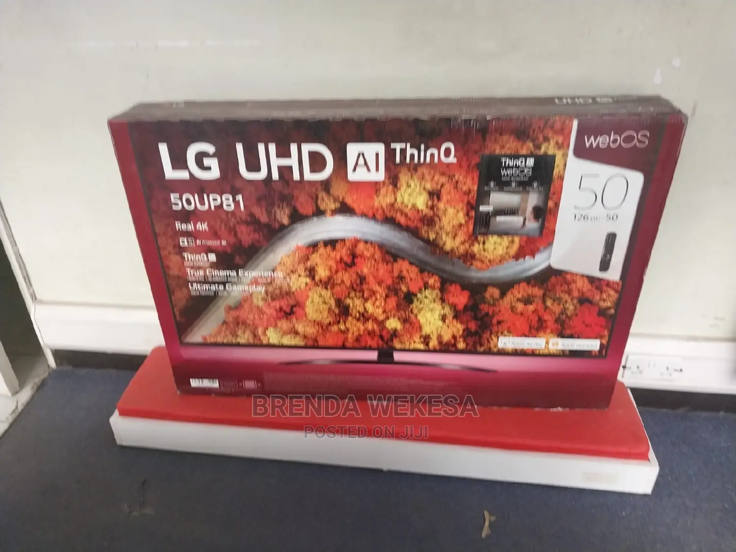 Lg 55” 55up8150 Uhd Active HDR Webos Smart With Thinq Ai