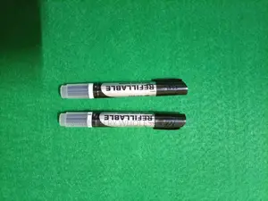 Pair of Refillable Whiteboard Marker