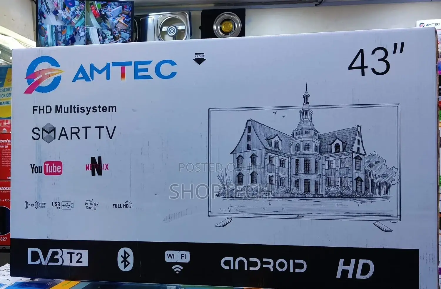 Amtec 43inches Android Tv With Bluetooth