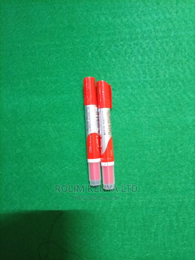 Pair of Red Erasable Markers - main view
