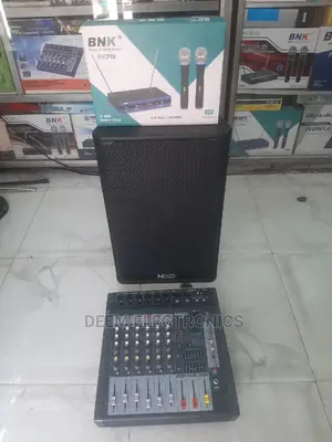 Wireless BNK 701 With Nexo 15inch and Powered Mixer 6ch