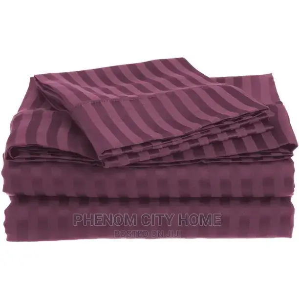 Stripped Cotton Bedsheets