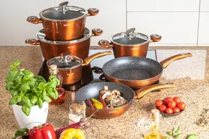 15pcs Edenberg Cookware Set EB-5618