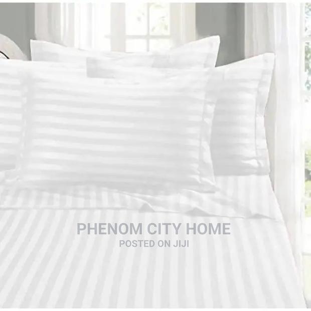 Plain Stripped Cotton Bedsheets