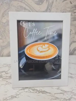 A5 Stand Alone Kitchen Decor Art Glass Frame
