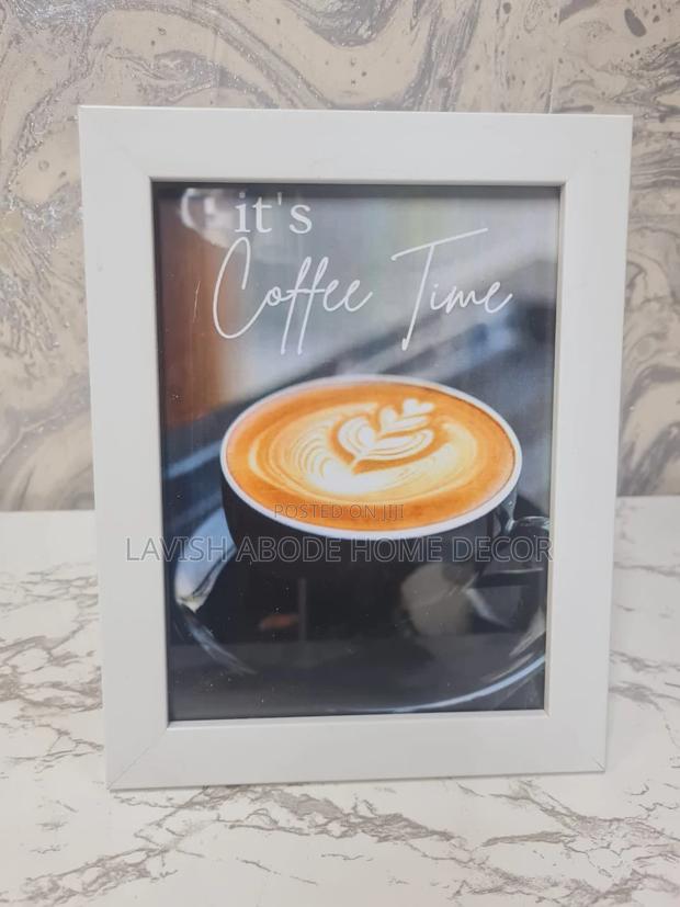 A5 Stand Alone Kitchen Decor Art Glass Frame