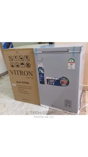 Vitron Chest Freezer 99l Larger Capacity -silver