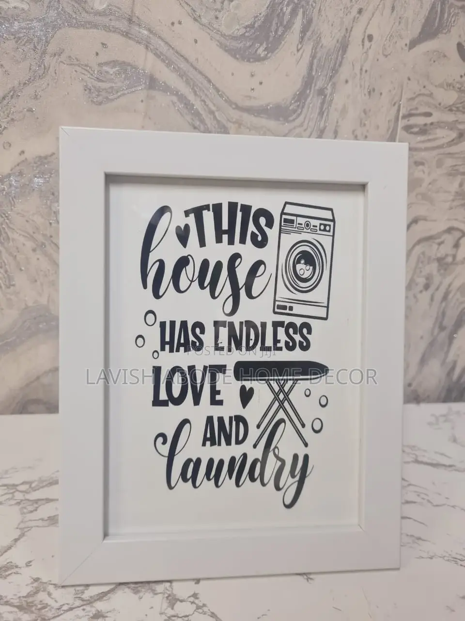 A5 Stand Alone Laundry Area Art Wall Art