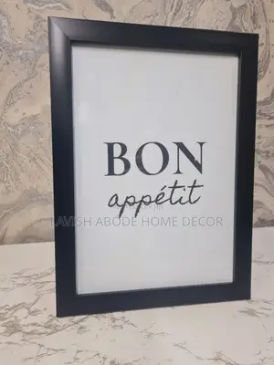 Bon Appetit Kitchen Frame Art A4 Size Stand Alone Art