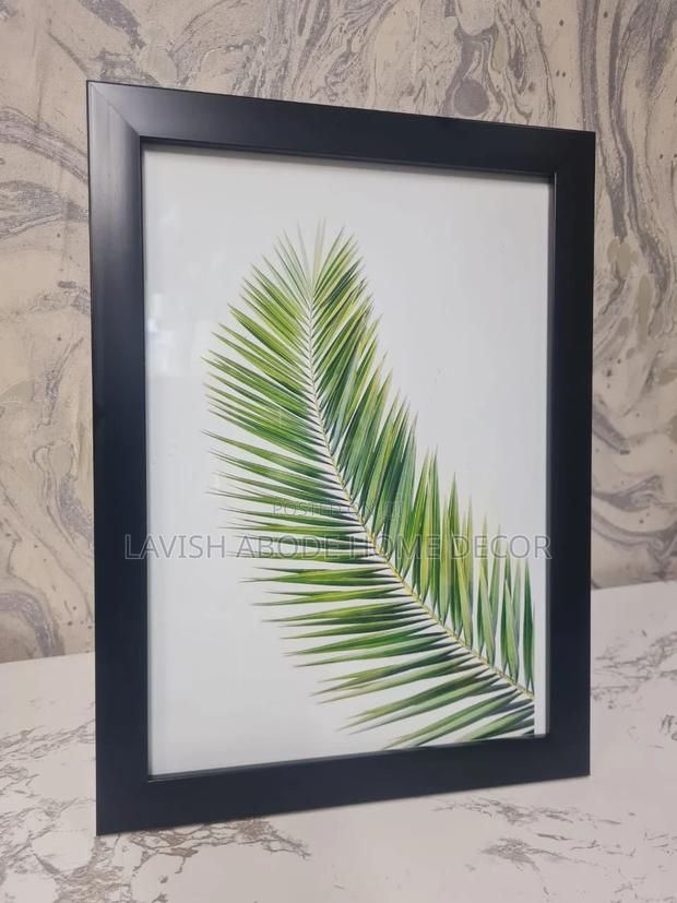 Tropical Leaf Wall Art A4 Size Stand Alone Art