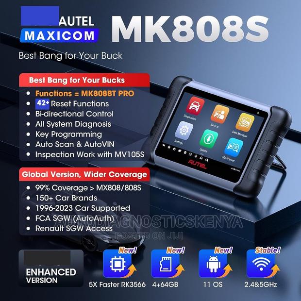 Autel Maxicom Mk808s Advanced Car Diagnosis Machine Scanner