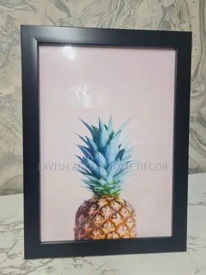 Pineapple Minimalist Wall Art A4 Size Stand Alone Art