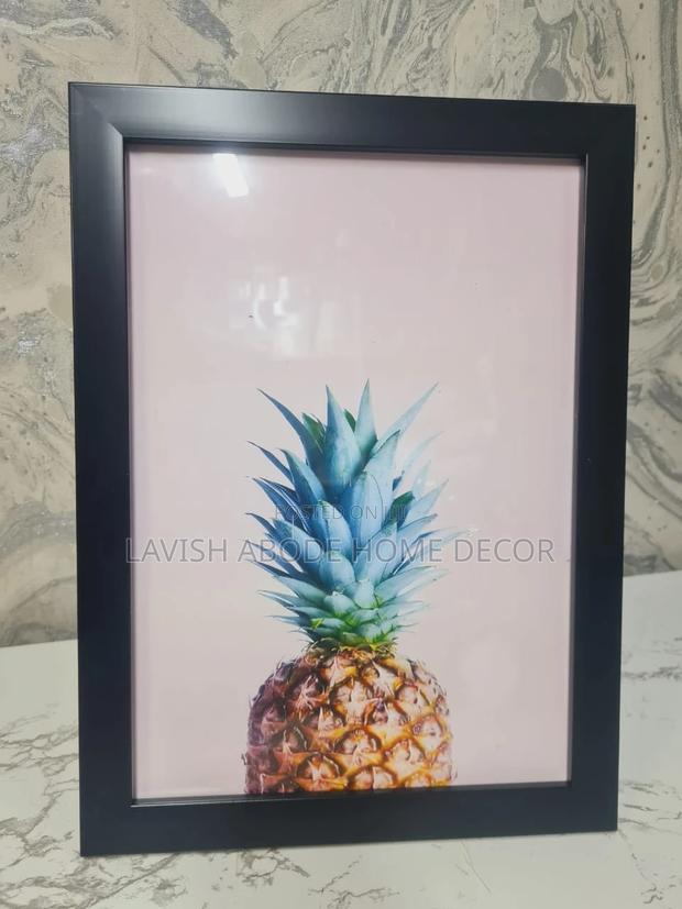Pineapple Minimalist Wall Art A4 Size Stand Alone Art