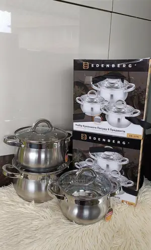 Stainless Steel Cookware Set 6pcs EB-3716