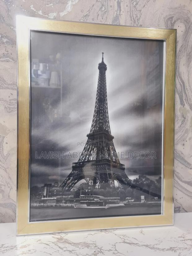Eiffel Tower Decor Art in a A3 Photo Frame Size