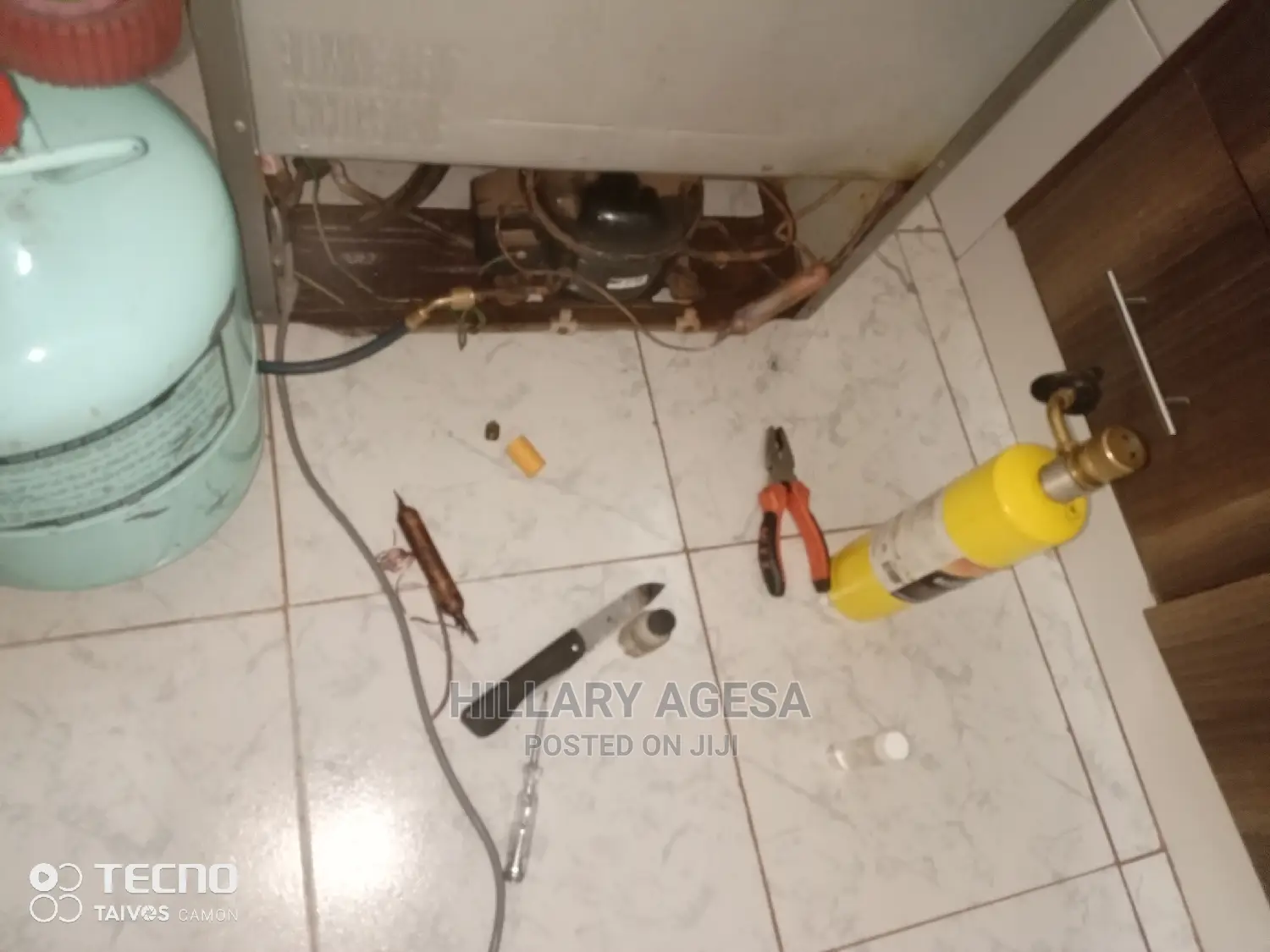 Fridge Leakage Sealed and Refilled