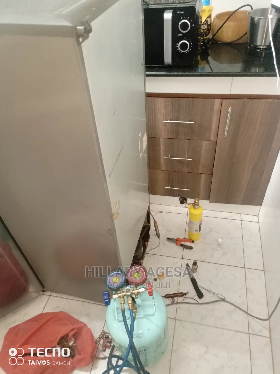 Fridge Leakage Sealed and Refilled