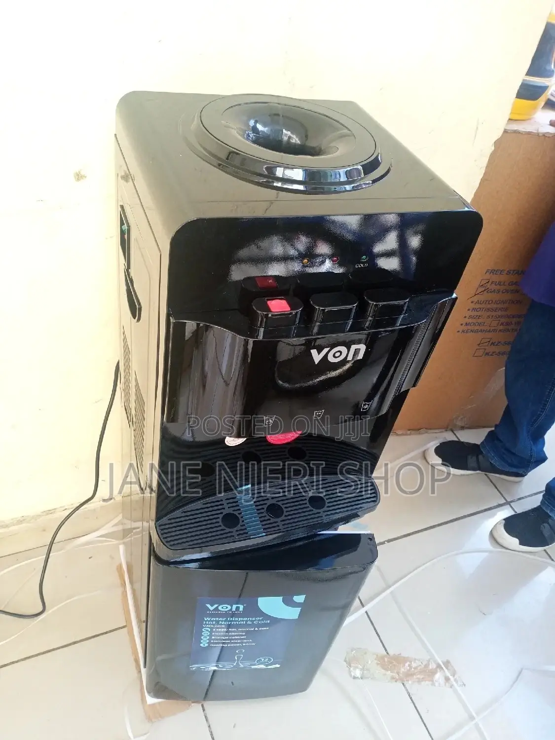 3 Taps Water Dispenser Von