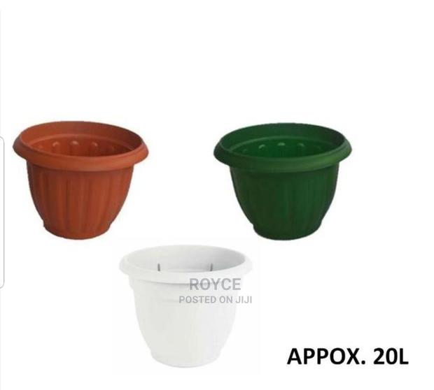 20litres Flower Pot With Plate - thumbnail 2