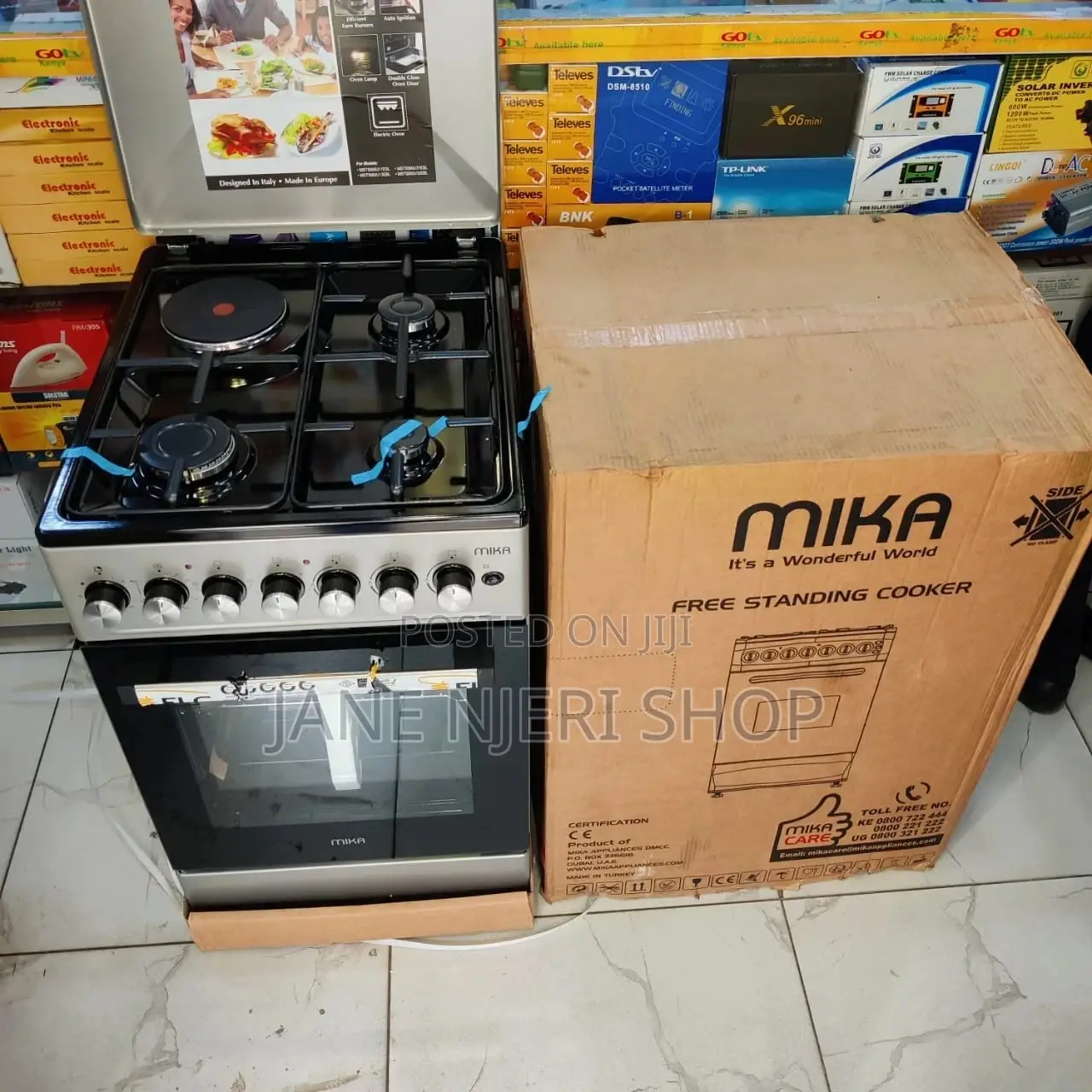 Mika 3+1 50 by 60 Standing Cooker
