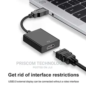 USB to HDMI Cable Full HD 1080