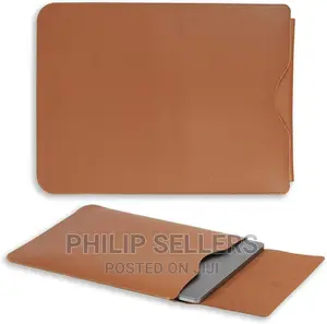 Brown Laptop Faux Leather Cover Case Sleeve 13” for Macbook