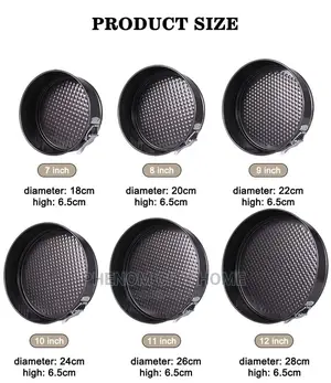 6pcs Baking Tins Set
