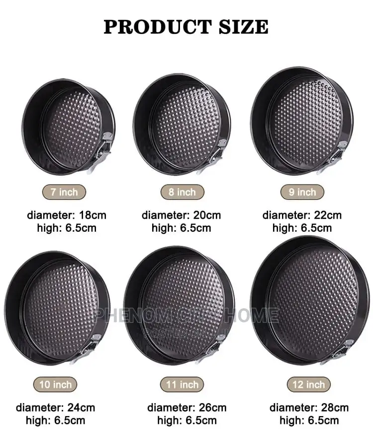 6pcs Baking Tins Set