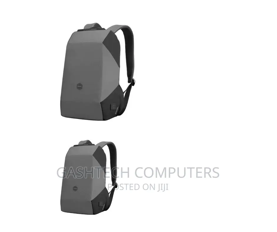 Grey, Water Resistant Backpack With Hidden Pocket Promate