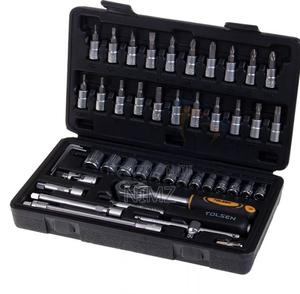 Tolsen Industrial Socket Set 1/4" 46 PCS - thumbnail 2