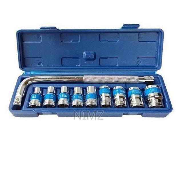 MLG Tools Box Spanner Socket Wrench Set - main view