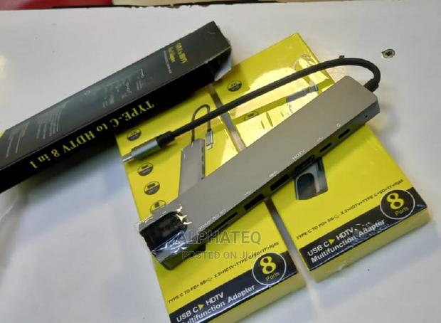 Proven-Approved 8 in 1 Type-C Usb Hub With Hdmi +1 - main view