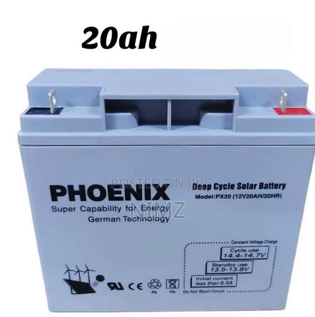 Phoenix 20ah Solar Battery Maintenance Free Solar Battery