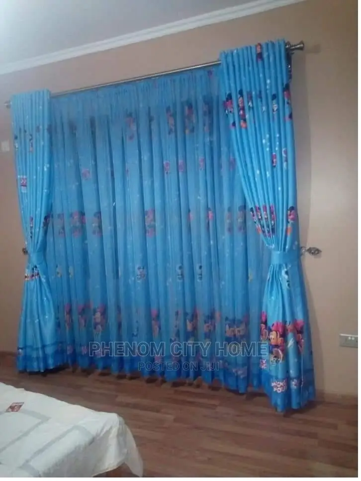Cartoon Print Curtains