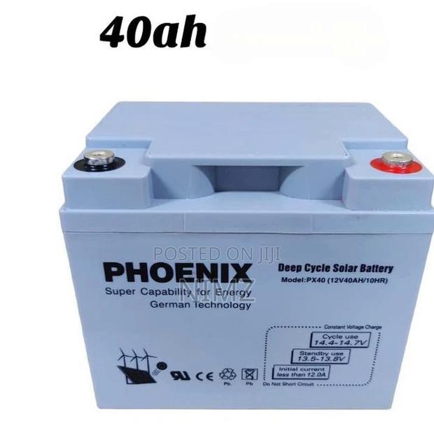Phoenix 40ah Solar Battery Maintenance Free Solar Battery