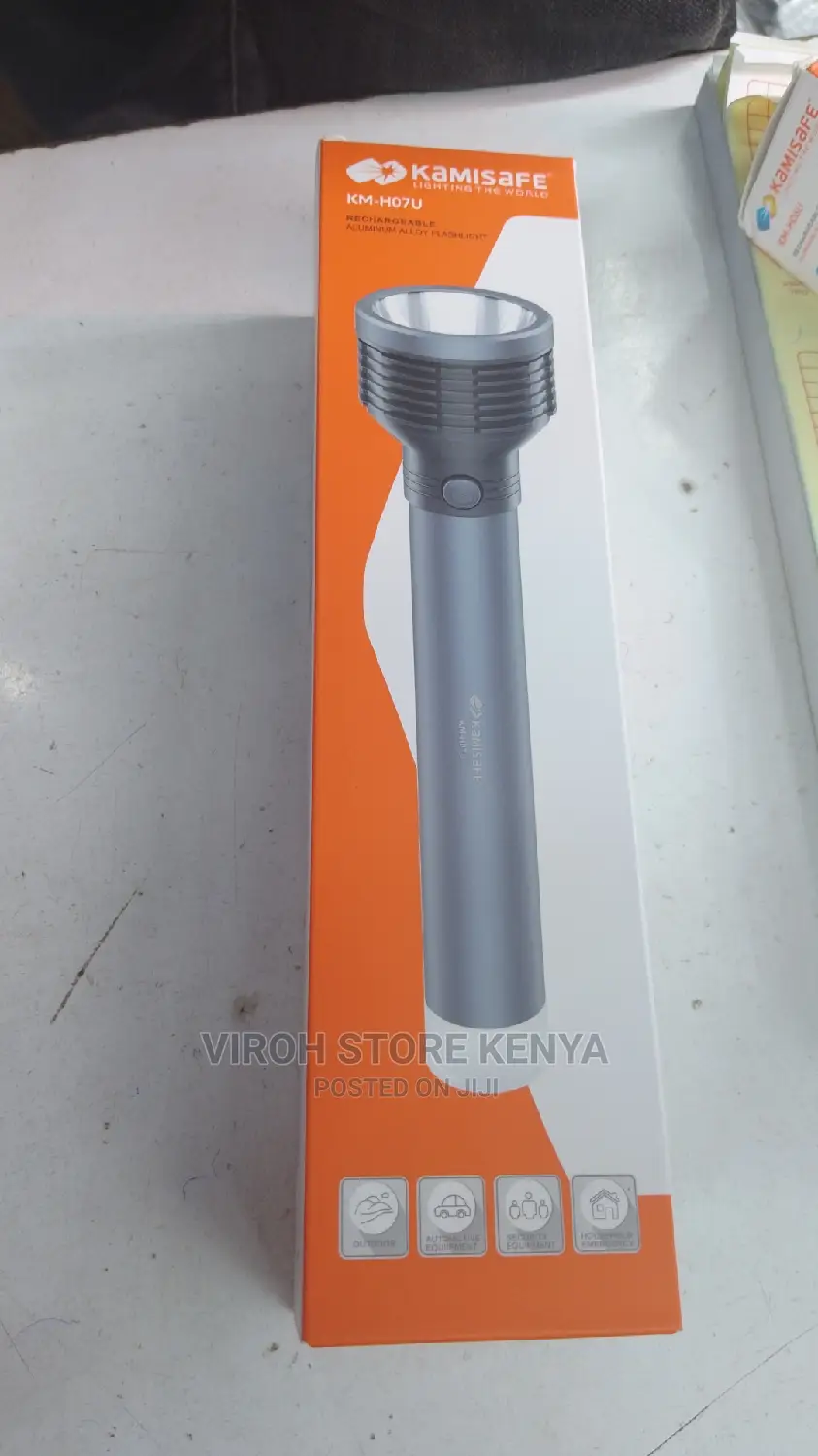 Kamisafe Rechargeable LED Flashlight KM H07U