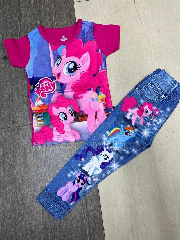 2-6yrs Girls Trouser Set Pyjamas - main view