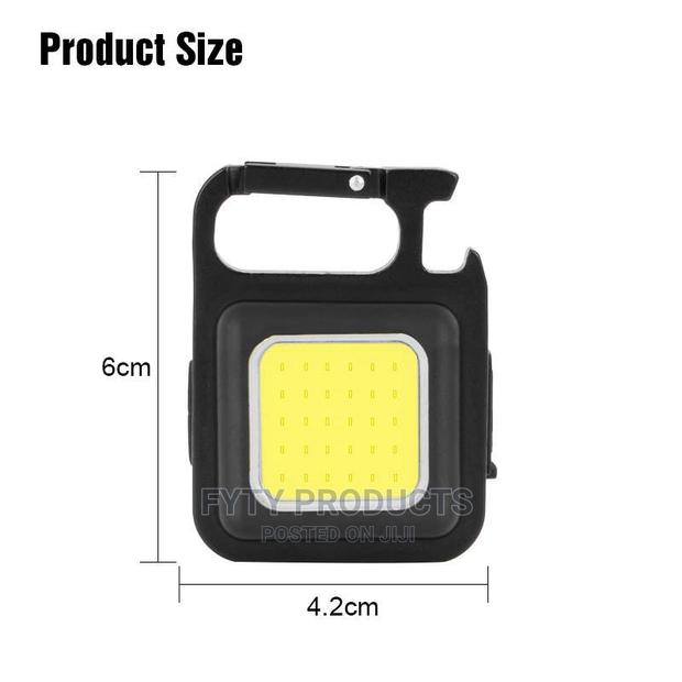 COB Bright 3 Modes Rechargeable Mini Work Light - thumbnail 4