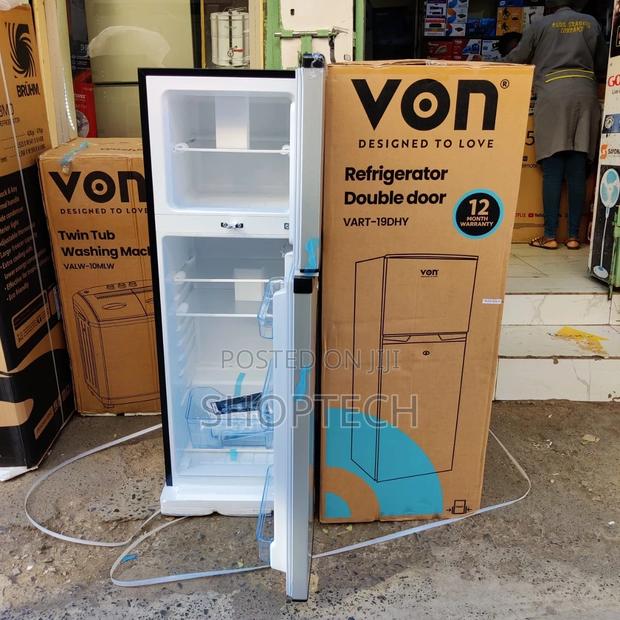 *Von 136litres Fridge Double Door