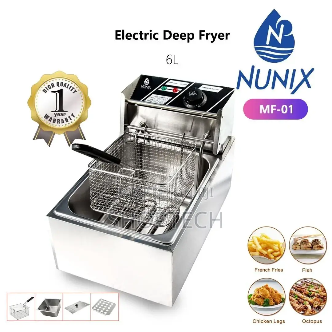 Nunix Single Deep Fryer 6L