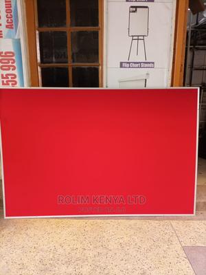 Noticeboard Notice Board Noticeboard Red 6ftx4ft - thumbnail 2