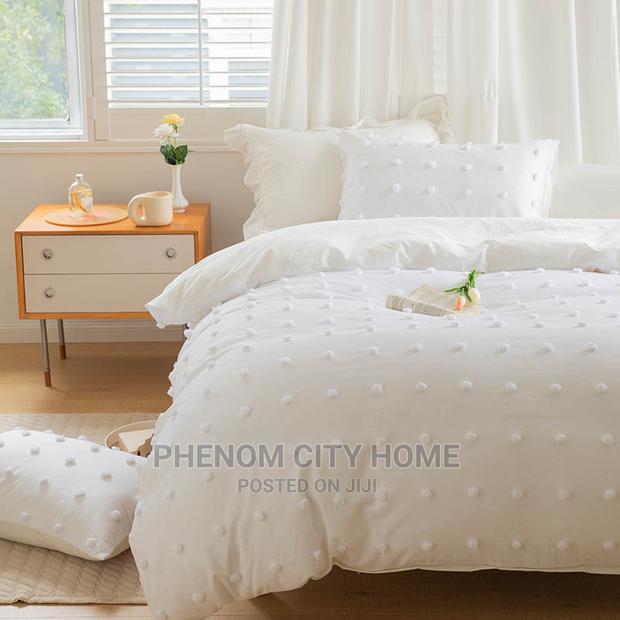 Luxury Tufted Dot Design Duvet Covers - thumbnail 2