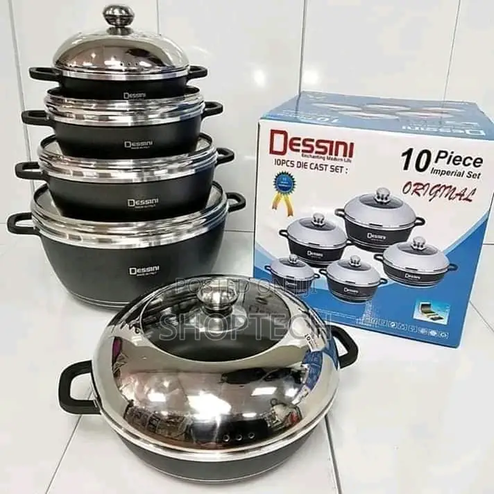 Dessini 10pcs Nonstick Cooking Set Cookware Set