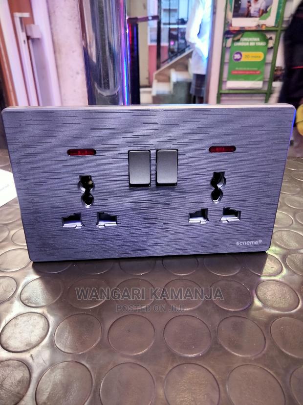 Vip Grey Twin Socket Executive Indicator - main view