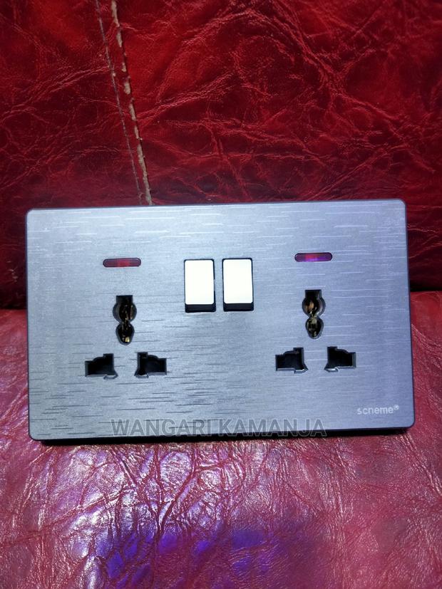 Grey Twin Sockets - thumbnail 3