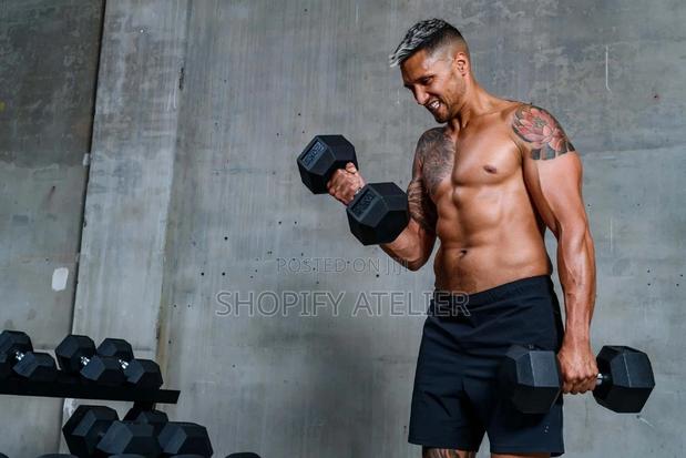 Hexagonal Dumbbell 20kg Pair - main view