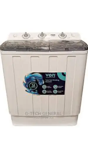 Von Vals-75bwy Twin Tub 7.5kg Washing Machine